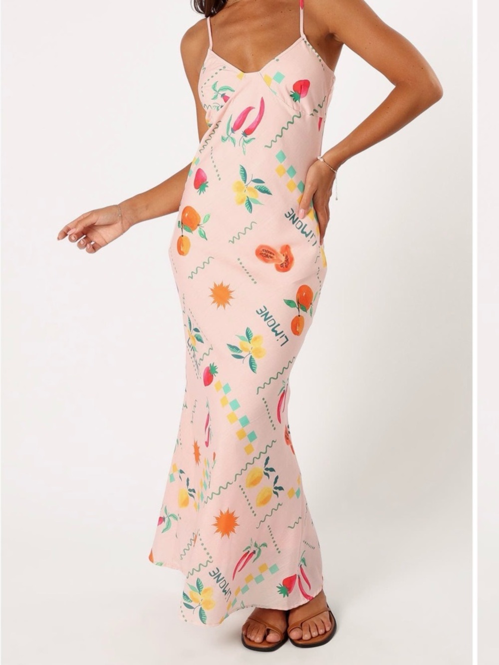 Petal & Pup Frutti Maxi Dress Size XS